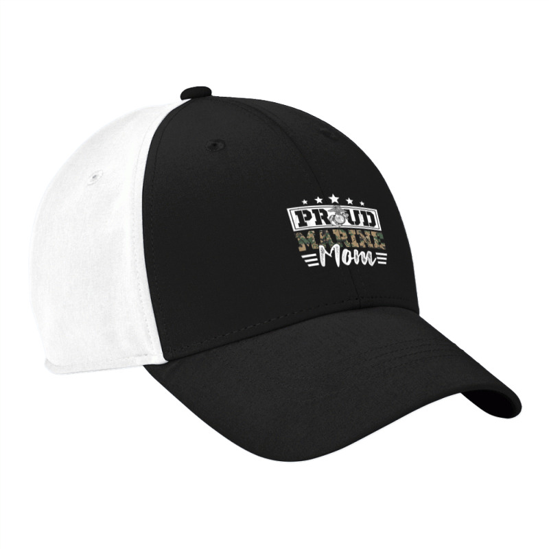 Proud Marine Military Veteran Mom Mama Mommy Mothers Day Nike Dri-FIT Cap by LINDAFRAZIER | Artistshot