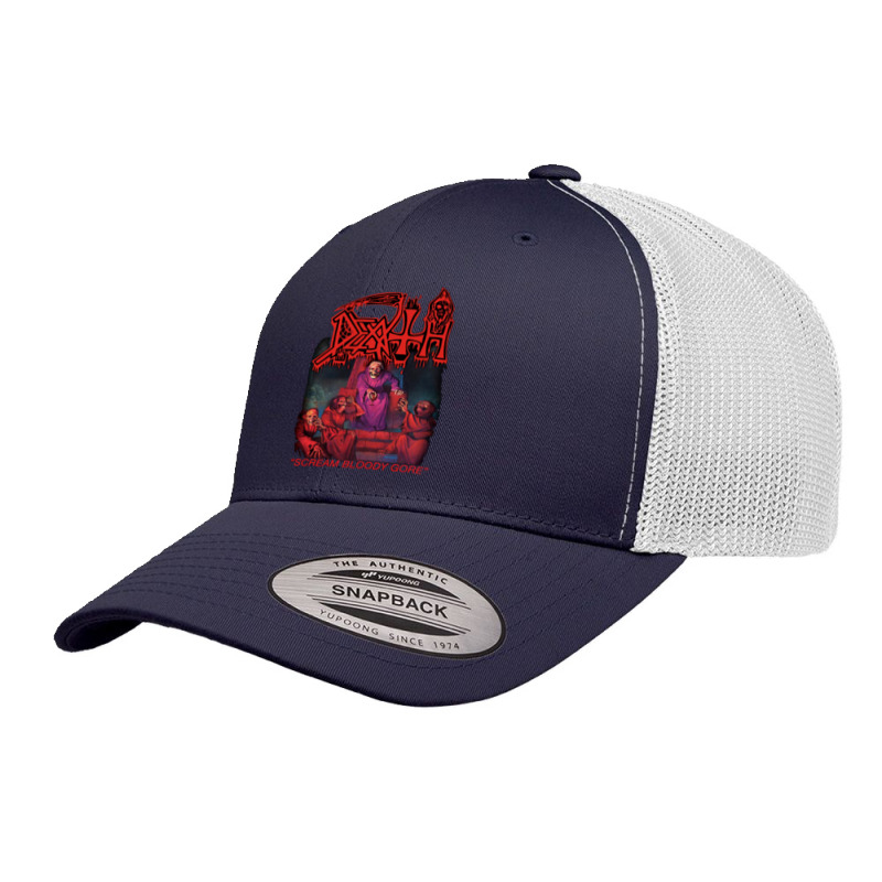 Death Scream Bloody Gore Retro Trucker Cap by zulethgilderq | Artistshot