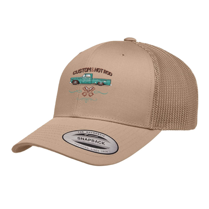 Hot Rod Patina Tampico Turquoise Retro Trucker Cap by MernaPutney | Artistshot