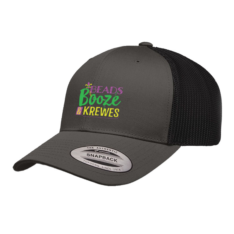 Beads Booze   Krewes Mardi Gras Drinking Party Retro Trucker Cap by PeterArtist | Artistshot