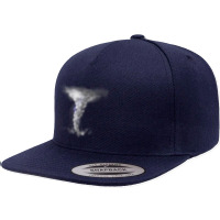 Tornado Hurricane Lightning Bolt Storm Cloud Strikes Sky 5 Panel Snapback Cap | Artistshot