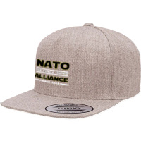 Nato Alliance  Sweden  Finland  The North Atlc Treaty  Stand Together 5 Panel Snapback Cap | Artistshot