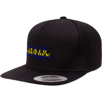 Nato Sweden  Sweden Flag Colors 5 Panel Snapback Cap | Artistshot