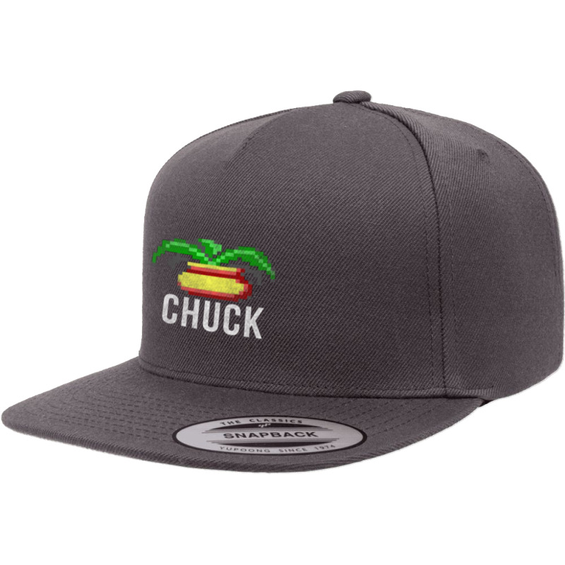 Chuck The Plant  Black 5 panel snapback cap by cm-arts | Artistshot