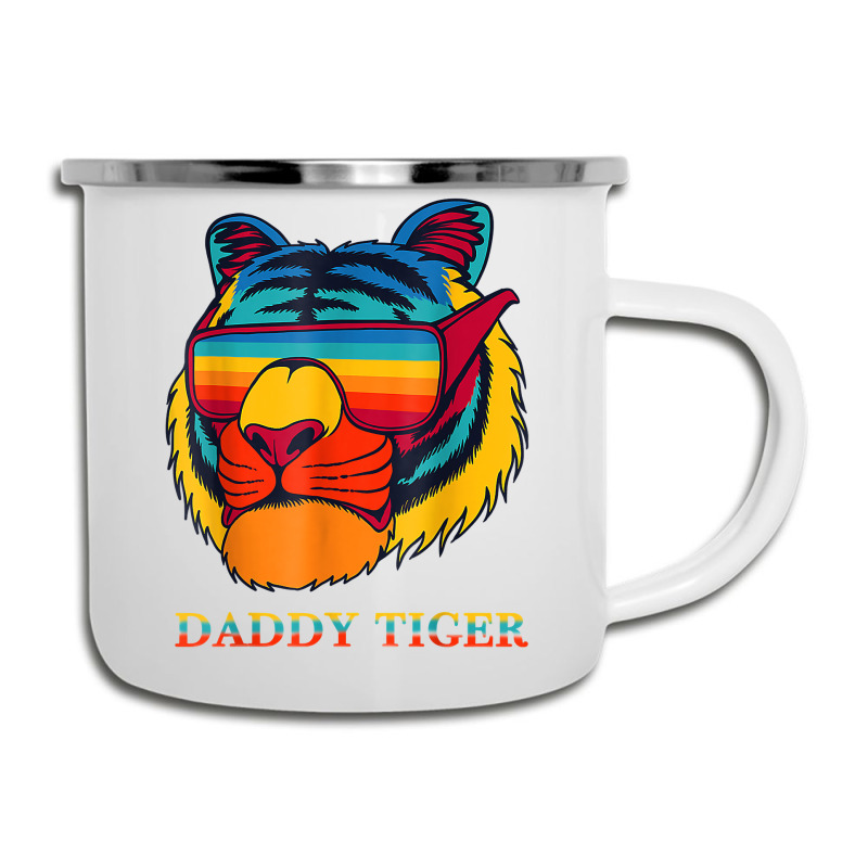 Daddy Tiger Sunglasses Vintage Colorful Tiger Lovers T Shirt Camper Cup | Artistshot