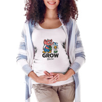 Grow Better Maternity Scoop Neck T-shirt | Artistshot