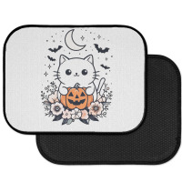 Pumpkin Cate Rear Car Mat | Artistshot