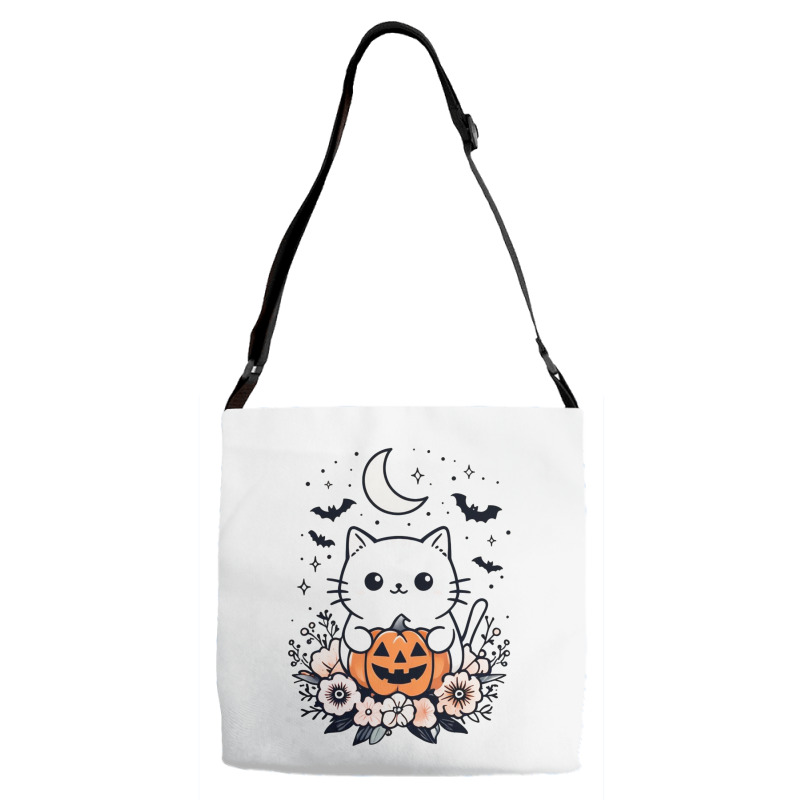 Pumpkin Cate Adjustable Strap Totes by therever | Artistshot