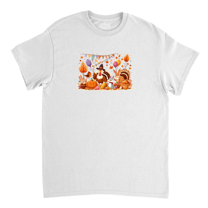 Animal Thanksgiving Classic T-shirt by Z GALLERY ART | Artistshot