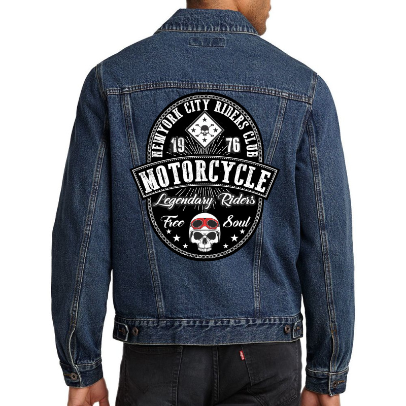 Skull, Skulls, Skeleton Men Denim Jacket by HILstore | Artistshot