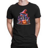 Mushroom Halloween Pumpkin T-shirt | Artistshot