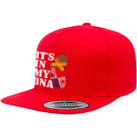 Jamaica Panama It's In My Dna Jamaican Panamanian Flag 5 Panel Snapback Cap | Artistshot