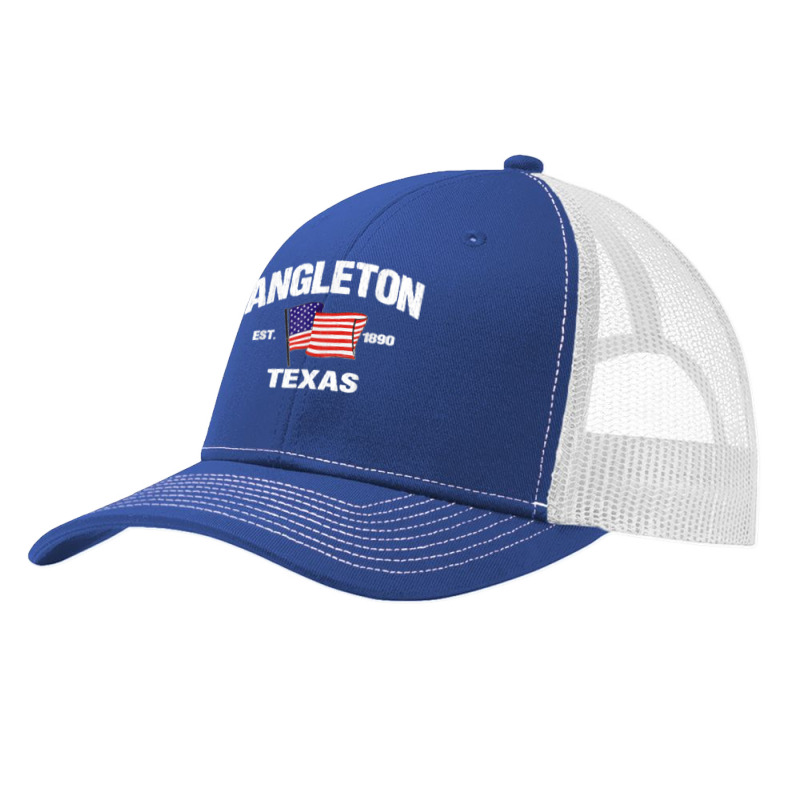 Angleton Texas Tx Usa Stars & Stripes Vintage Style Pa Trucker Cap by LUISRTORRES | Artistshot