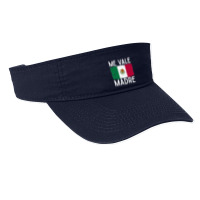 Me Vale Madre Spanish Slang Quote Mexican Flag Fashion Visor | Artistshot