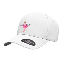 Flower Pink Mama Bird Momma Flamingo Summer Sea 2019 Floral Seamless Cap | Artistshot