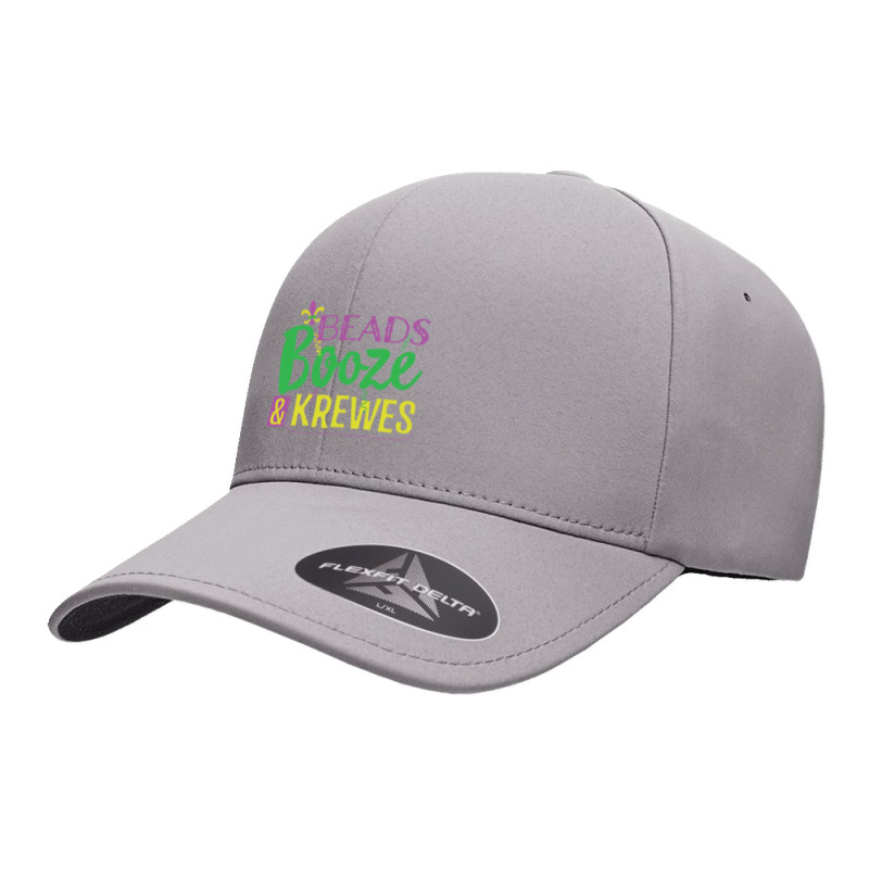 Beads Booze   Krewes Mardi Gras Drinking Party Seamless Cap by PeterArtist | Artistshot