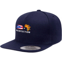 African  Puerto Rican  Afro Latin American  Boricua Latin 5 Panel Snapback Cap | Artistshot