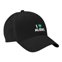 I Love Aliens Heart Face Alien Nike Dri-fit Cap | Artistshot