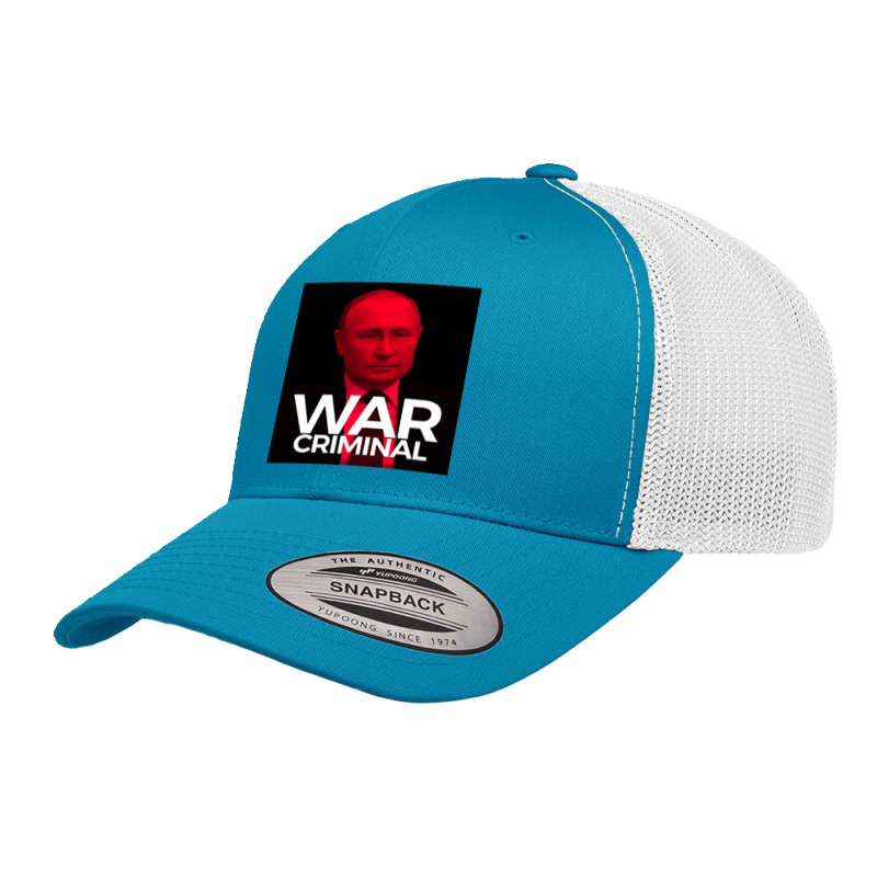 Putin Is A War Criminal Retro Trucker Cap by megekarisav | Artistshot