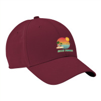 Hello Summer Vacation Palm Tree Sun Birds And Sea Nike Dri-fit Cap | Artistshot