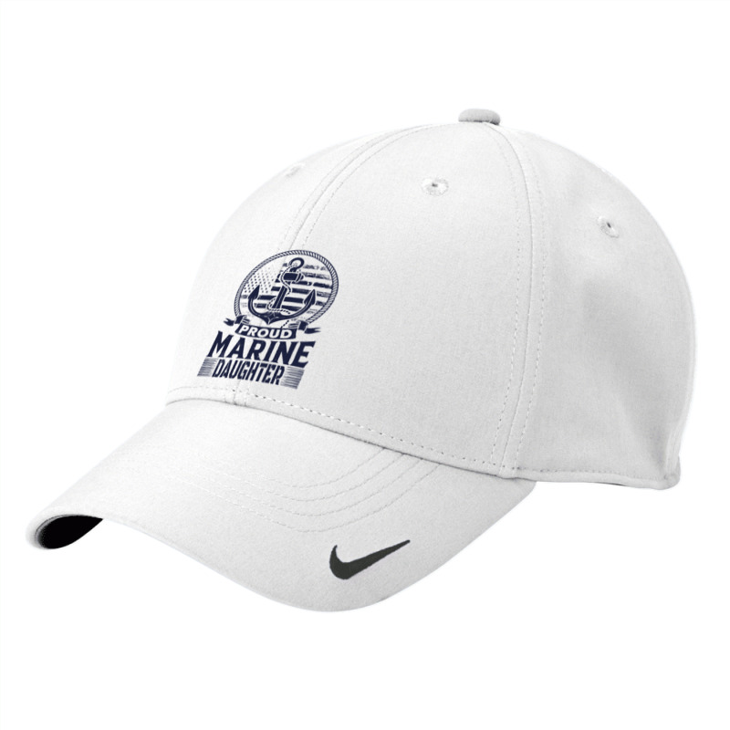 Marine Daughter Proud Marine Daughter United States Of America Militar Nike Dri-FIT Cap by huggingbrilliant | Artistshot