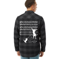 A Collapse Of Music Notes Flannel Shirt | Artistshot