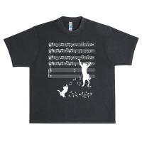 A Collapse Of Music Notes Urban Heavy T-shirt | Artistshot