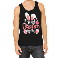 Vegan Design T  Shirt Bunny Ears I'm The Vegan Bunny Matching Easter V Tank Top | Artistshot