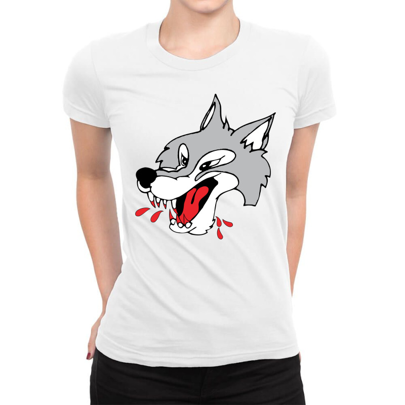 Sudbury Wolves Ladies Fitted T-Shirt by cucu | Artistshot