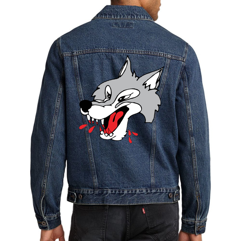 Sudbury Wolves Men Denim Jacket by cucu | Artistshot