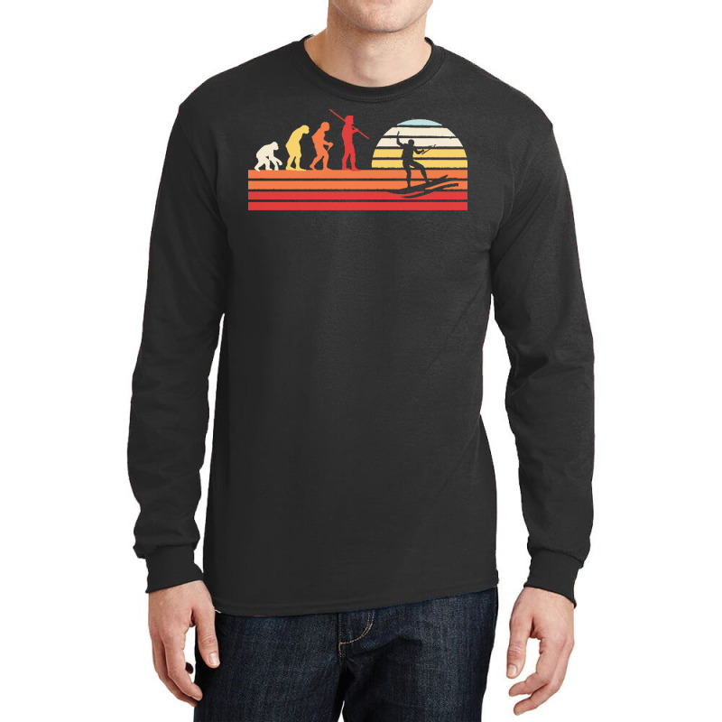 Wakeboarding T  Shirt Retro Wakeboarder Wakeboard   Vintage Wakeboardi Long Sleeve Shirts | Artistshot