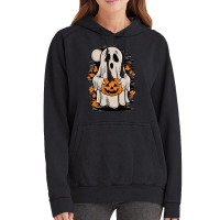 Ghost With Pumpkin, Halloween Vintage Hoodie | Artistshot