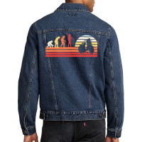 Scooter Bike T  Shirt Retro Scooter Bike Motorbike Scoot   Vintage Sco Men Denim Jacket | Artistshot