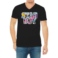 Urban Clothing T  Shirt Urban Style Star Boy Pattern T  Shirt V-neck Tee | Artistshot