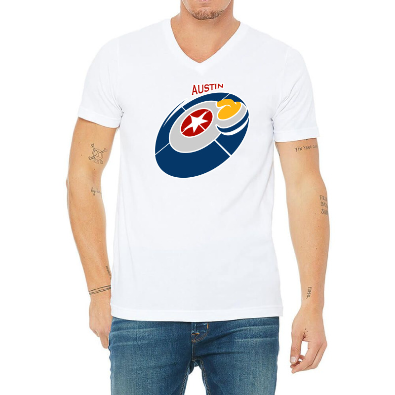 Lonestar Austin(2) V-Neck Tee by agibaru | Artistshot