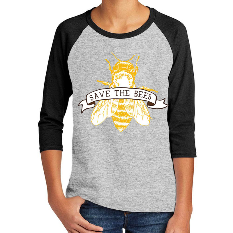 Save The Bees Honey Youth 3/4 Sleeve | Artistshot