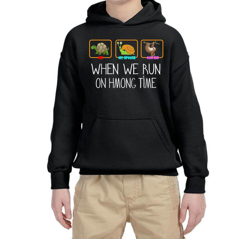 When We Run On Hmong Time Funny Sloth Men, Women & Kids Youth Hoodie by ThienThuong | Artistshot