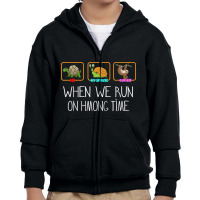 When We Run On Hmong Time Funny Sloth Men, Women & Kids Youth Zipper Hoodie | Artistshot