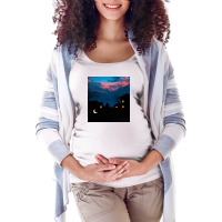 Moon Maternity Scoop Neck T-shirt | Artistshot