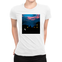 Moon Ladies Fitted T-shirt | Artistshot