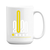 Funny Review 2020 - 1 Star Rating - Very Bad Would Not Recommend 15 Oz Coffee Mug | Artistshot