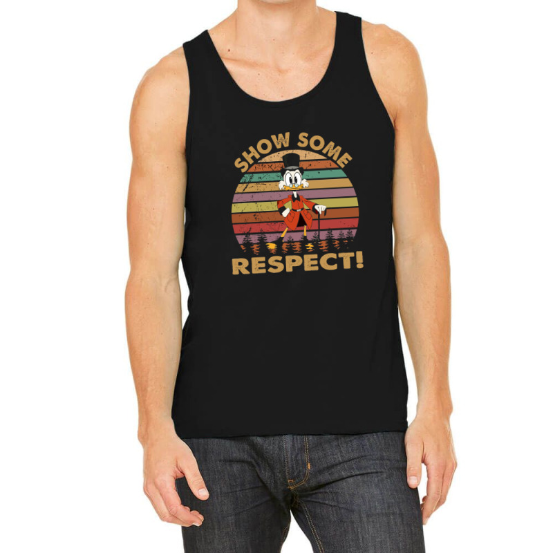 Vintage Some Respect Retro Duck Tales Art Gift For Fans Tank Top | Artistshot