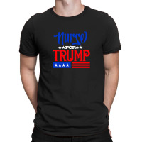 Nurse For Trump 2020 Throw Pillow T-shirt | Artistshot