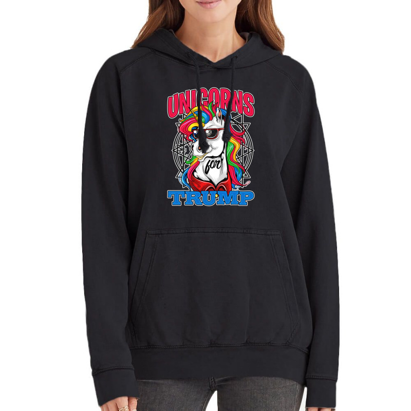 Unicorns For Trump Vintage Hoodie | Artistshot