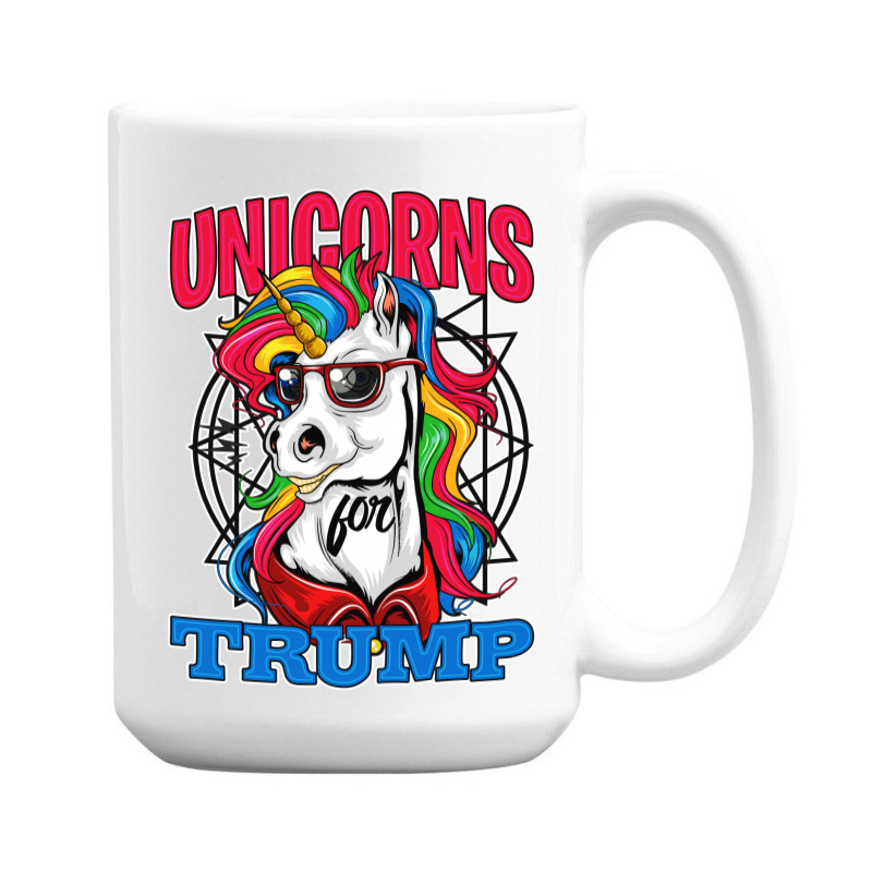 Unicorns For Trump 15 Oz Coffee Mug | Artistshot