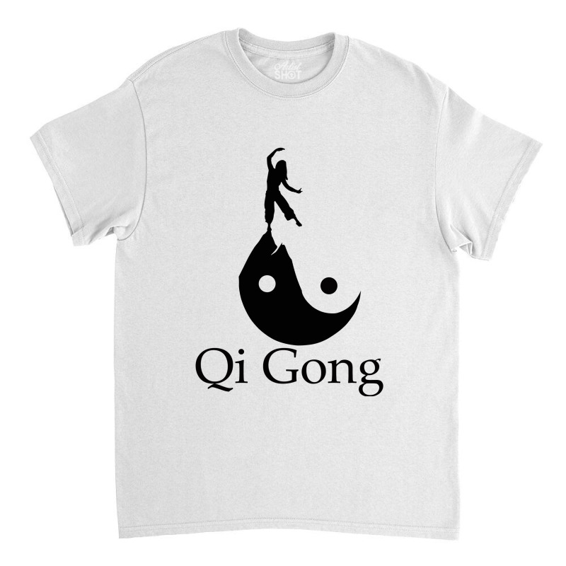 Qigong Black Silhouette Classic T-shirt by Frado47 | Artistshot