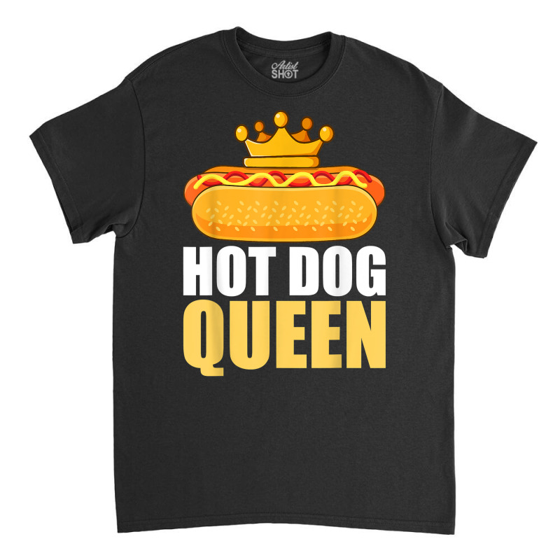 Funny Hot Dog For Women Girls Grilled Wiener Sausage Buns T Shirt Classic T-shirt by adam.troare | Artistshot