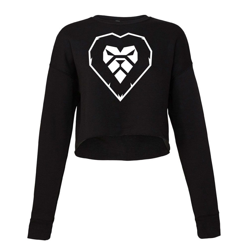 Heart A Lion Cropped Sweater by Yanco58 | Artistshot