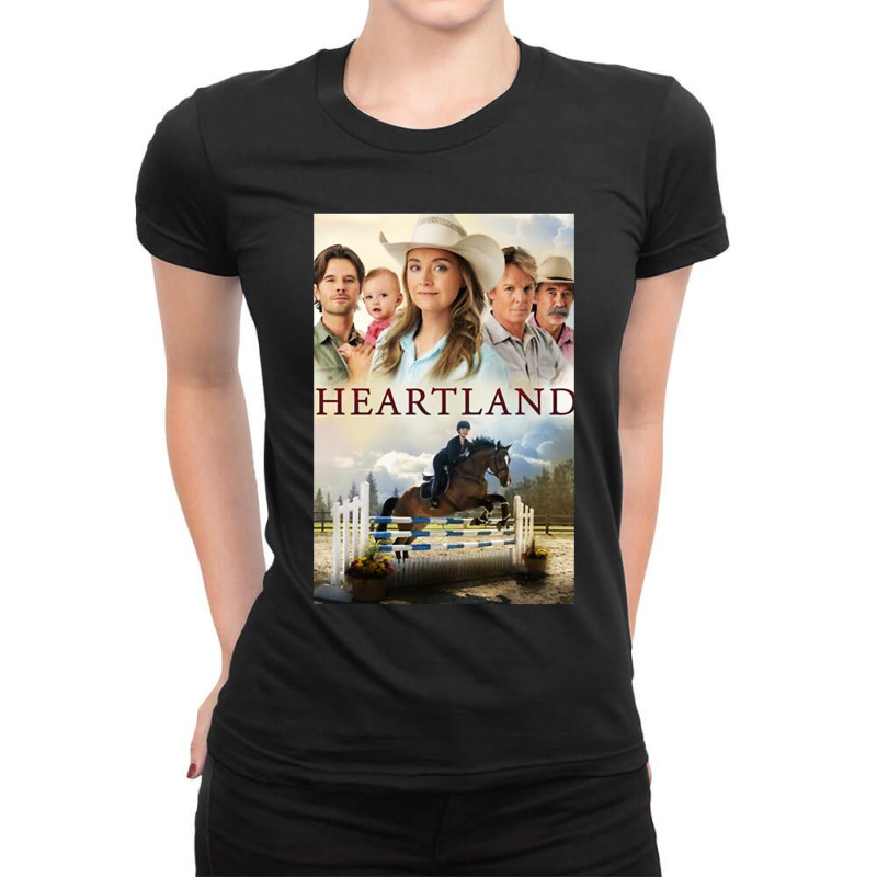 Heartland For Men And Women Ladies Fitted T-Shirt by zakytuntun | Artistshot