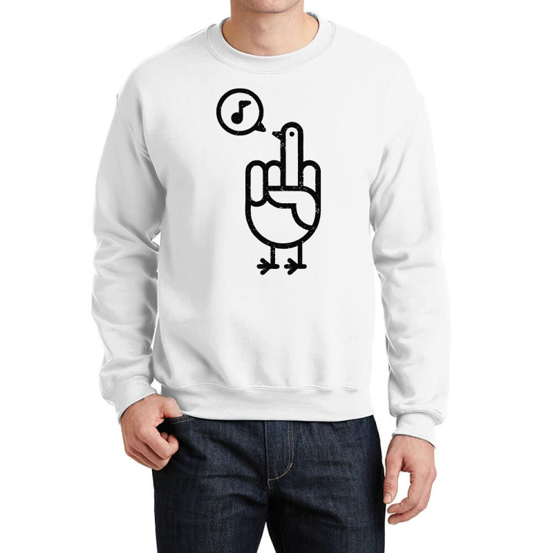 Flip The Bird Crewneck Sweatshirt | Artistshot